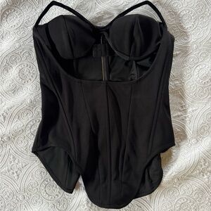 Corset Black Women's Top